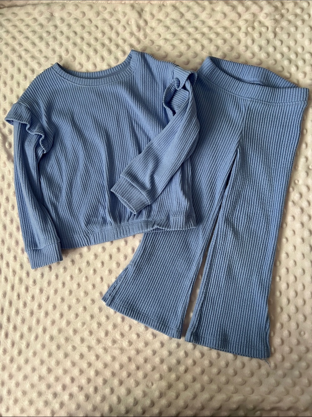 Ribbed Lavender Toddler Set